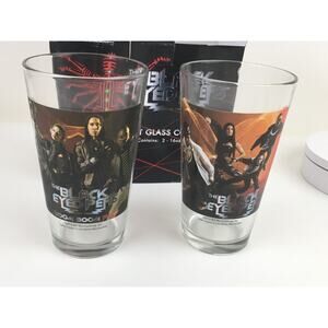 Black Eyed Peas Pint Glasses Pub Collectible Fergie Will I Am Boom NEW open box